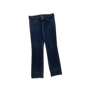 Old Navy‎ The Diva Straight leg Women's size 8 Dark Wash Blue Denim Jeans